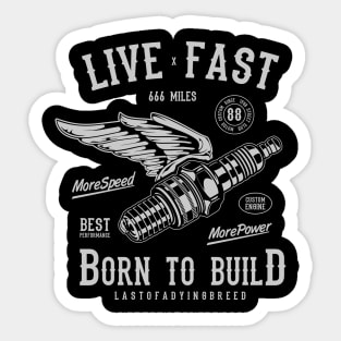 LIVE FAST Sticker